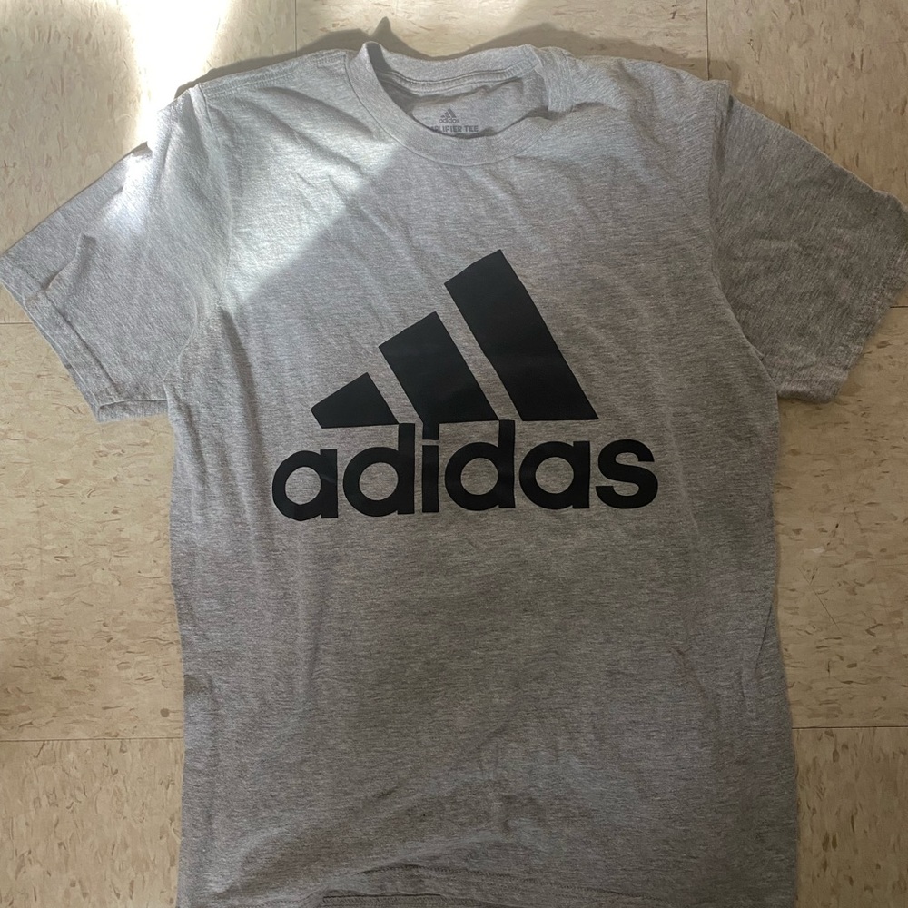 Adidas grey shirt. Size s